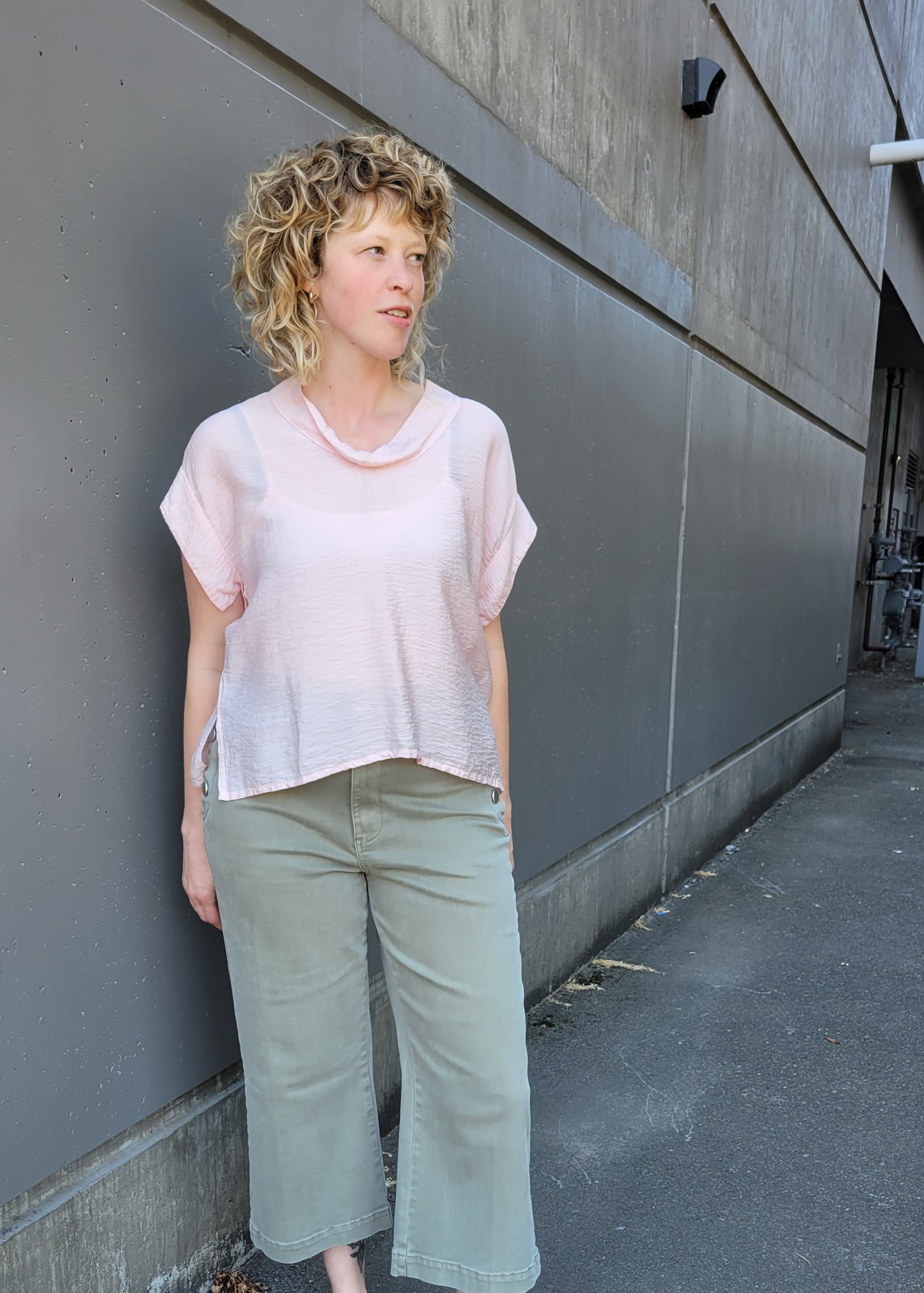 S/S Cowl Top