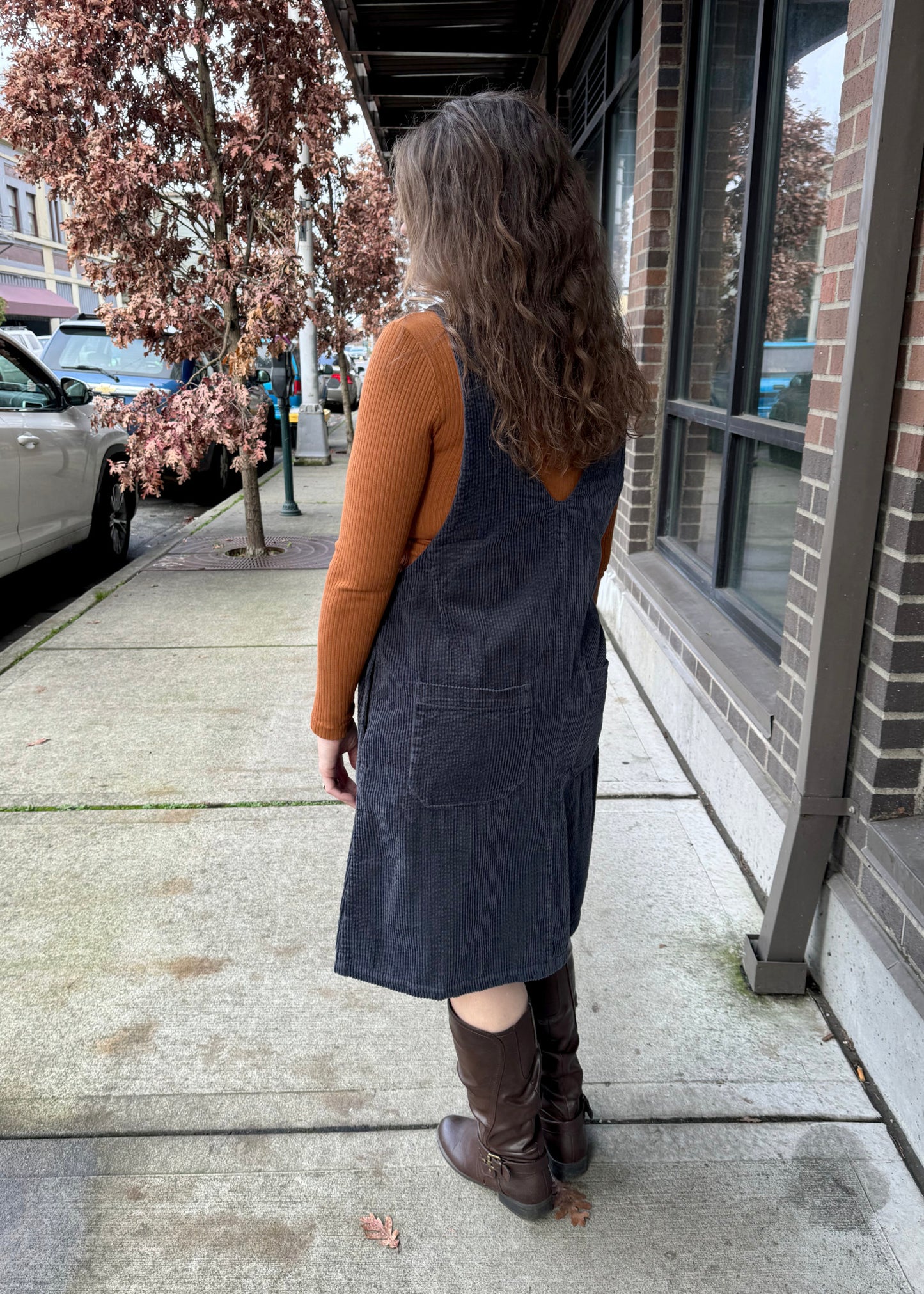 Lux Cord Dress Jumper