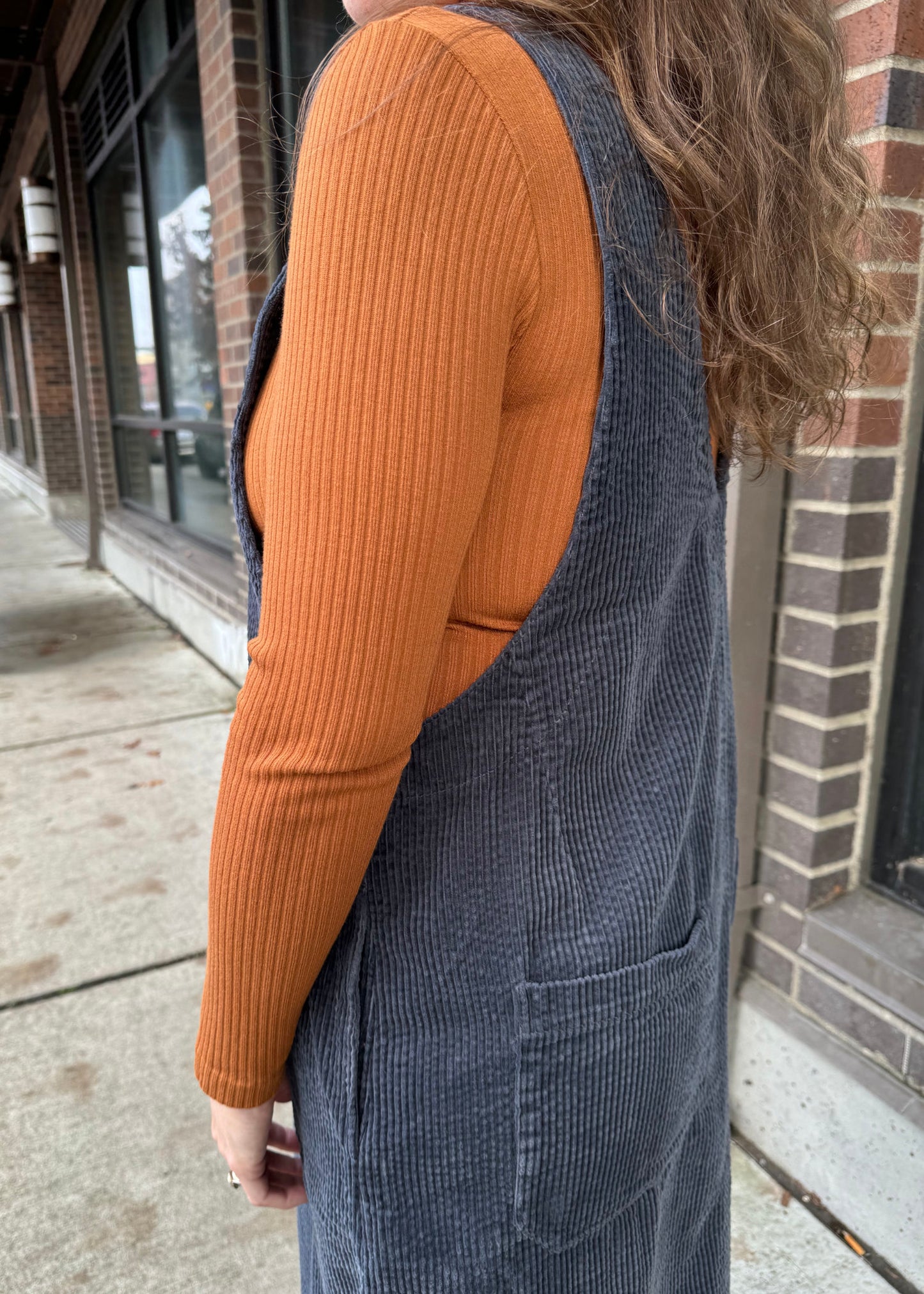 Lux Cord Dress Jumper
