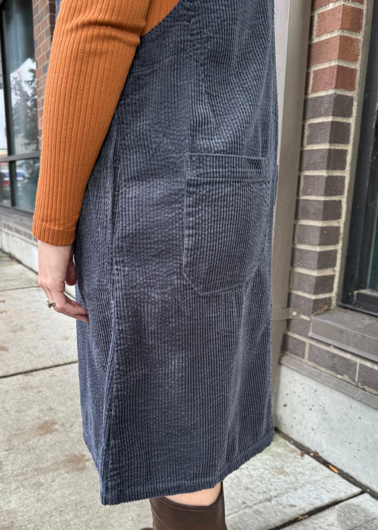 Lux Cord Dress Jumper