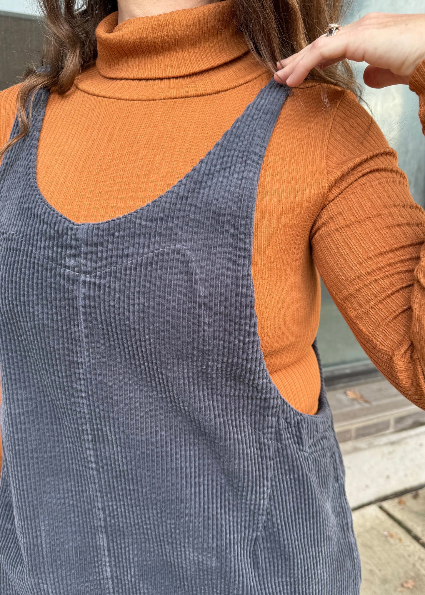 Lux Cord Dress Jumper