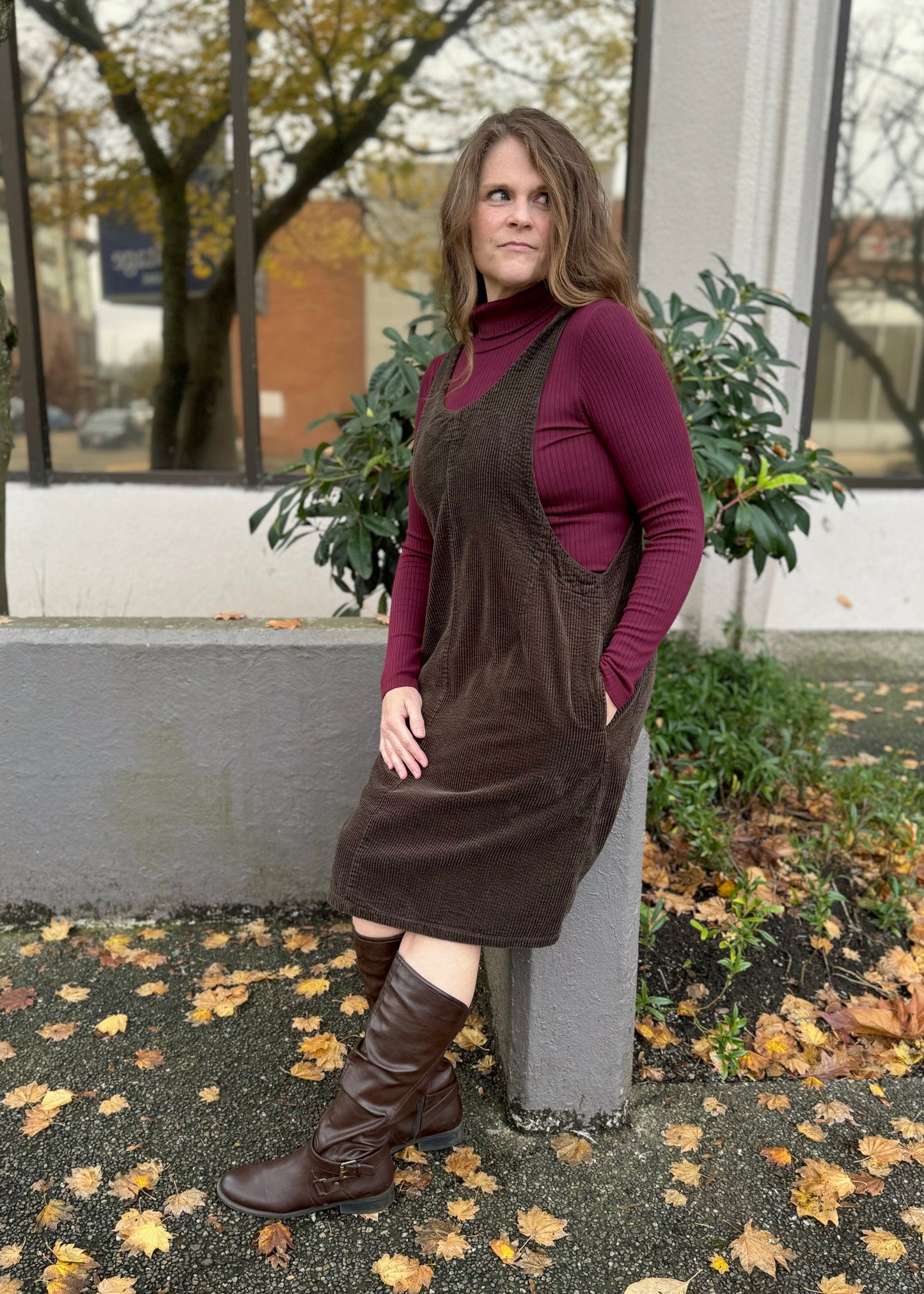 Lux Cord Dress Jumper