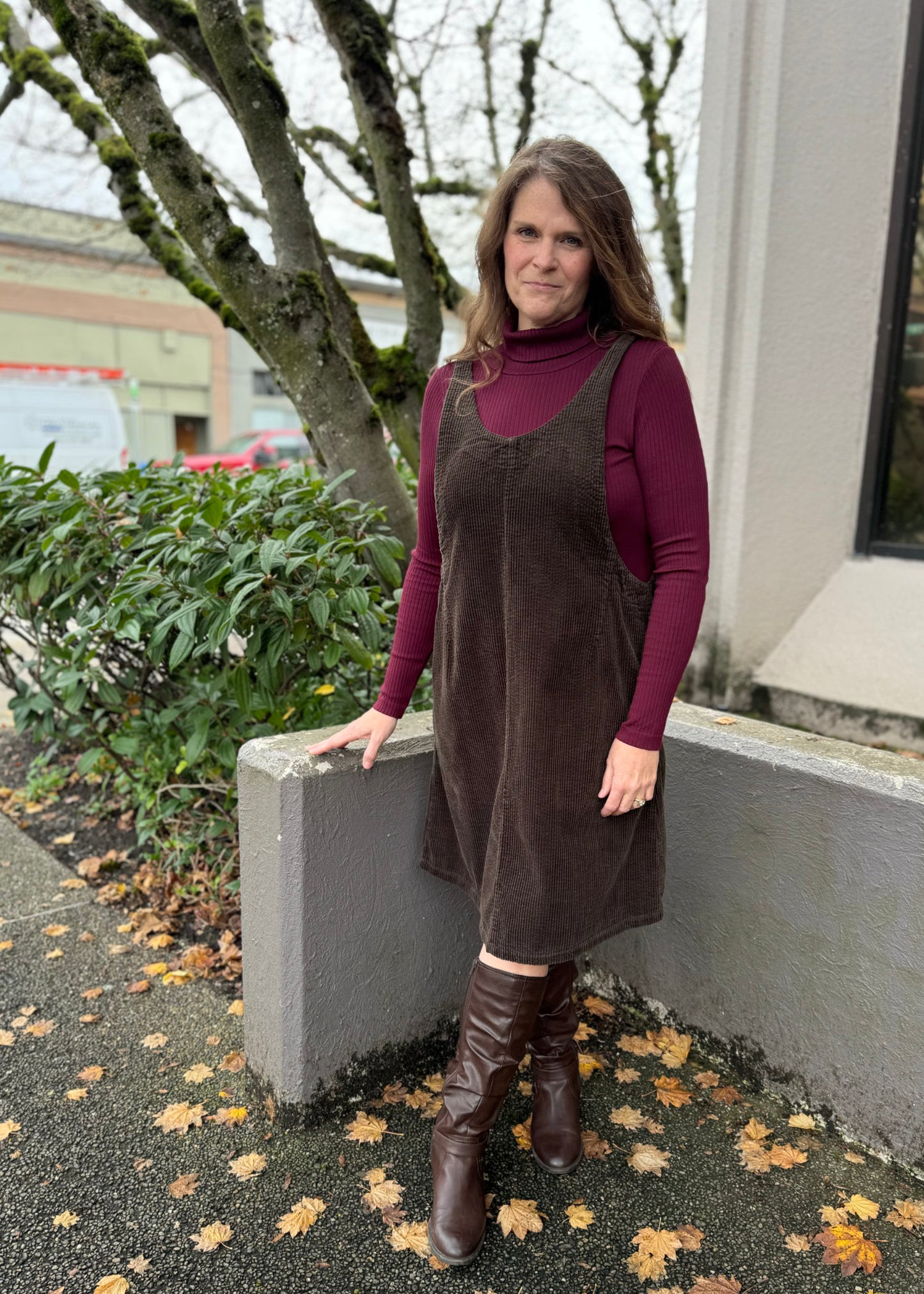 Lux Cord Dress Jumper