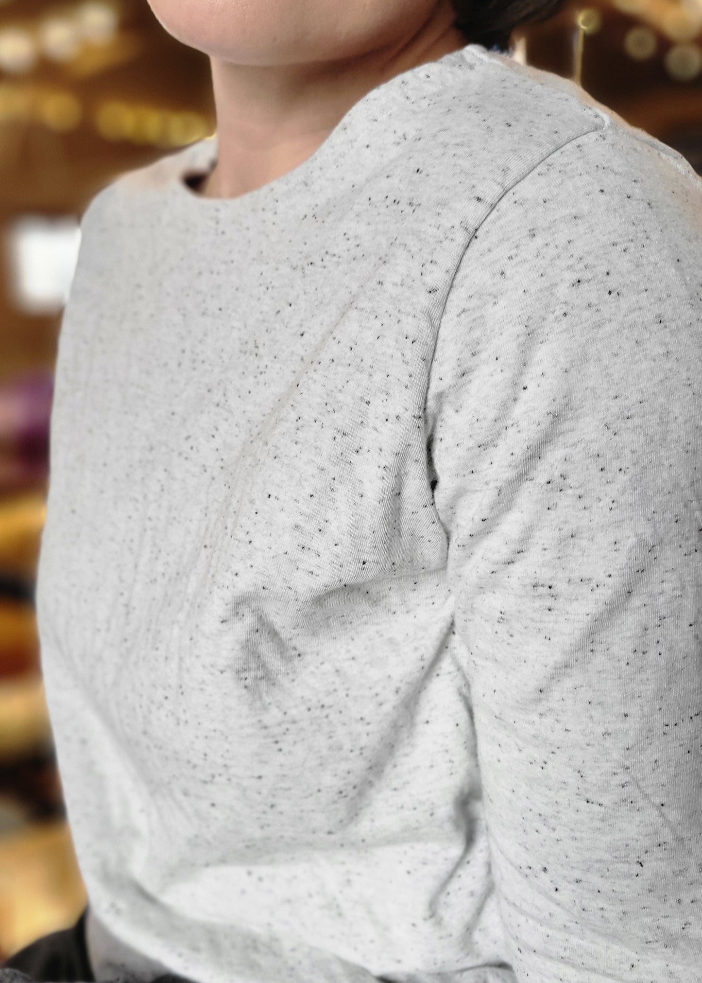 Speckle Knit Boatneck
