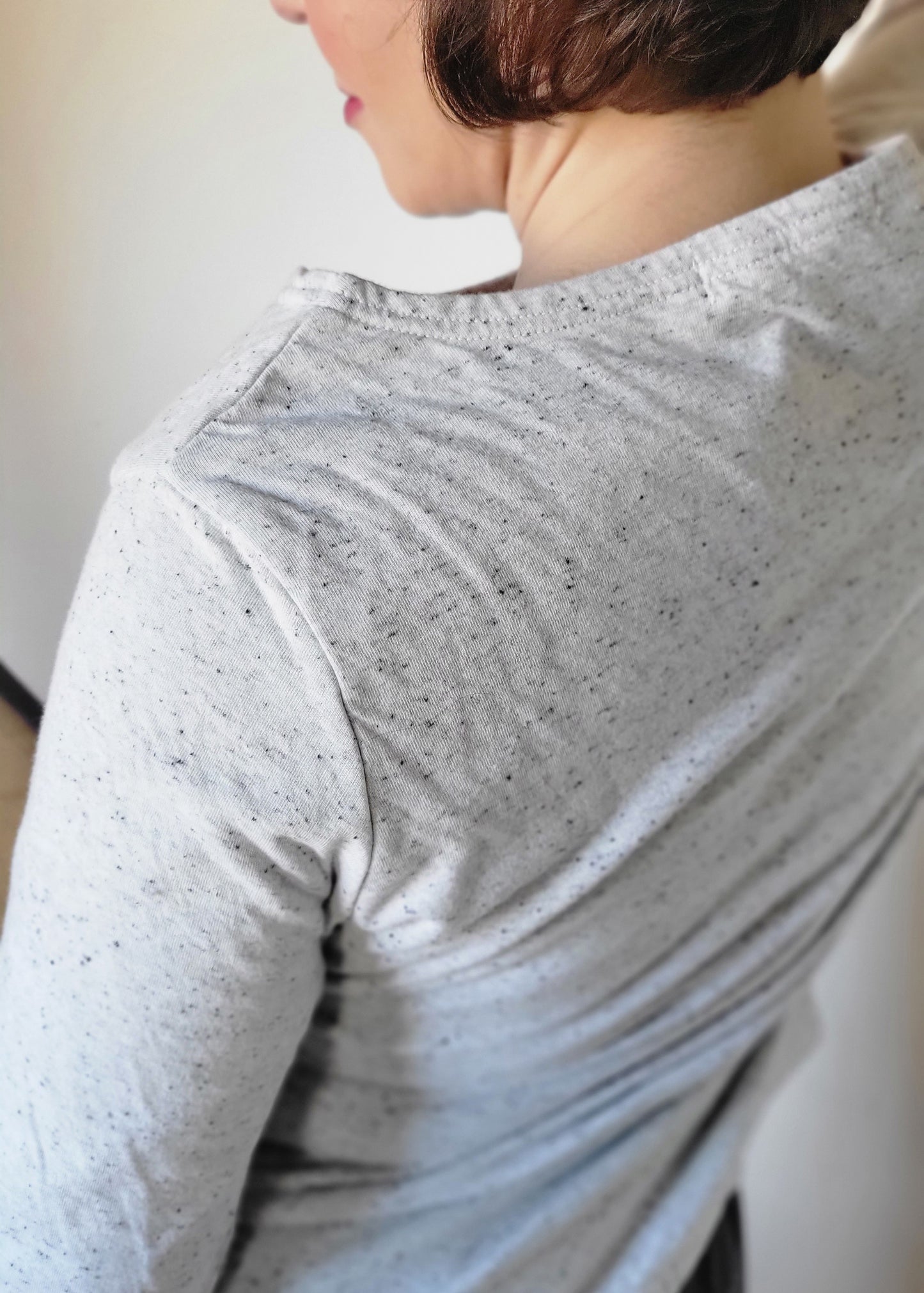Speckle Knit Boatneck