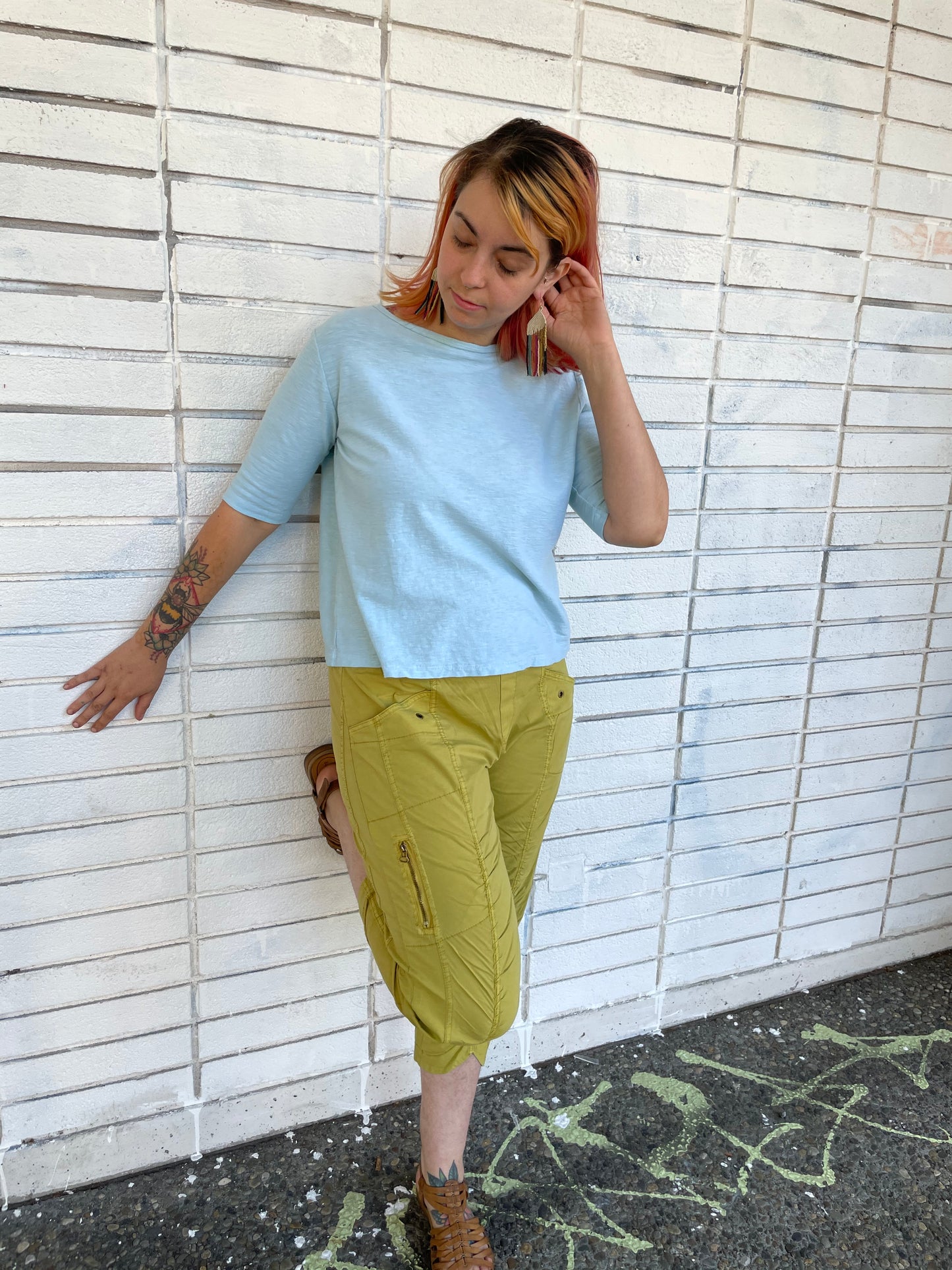 Elbow Sleeve Top