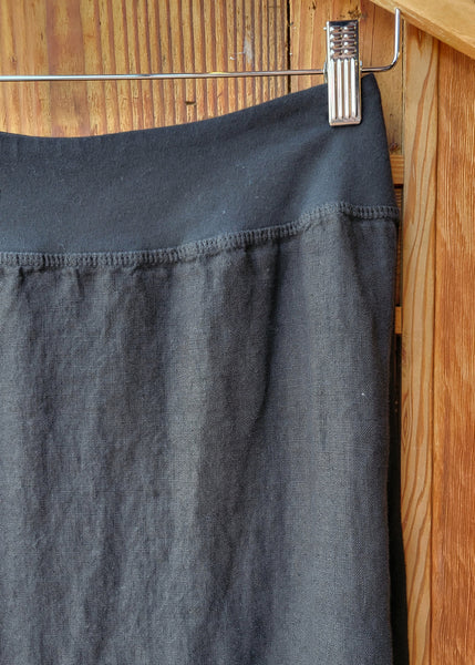 Linen Midi Skirt