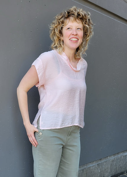 S/S Cowl Top