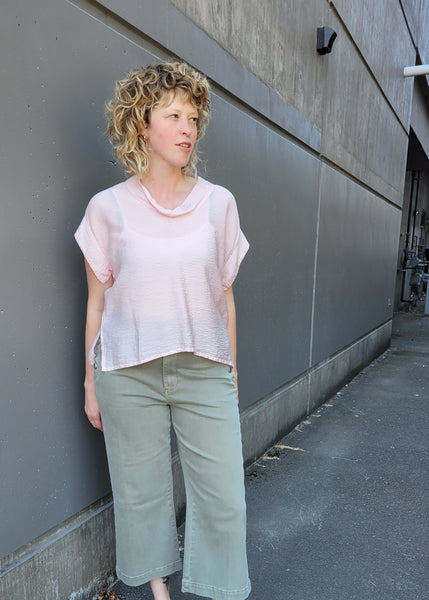 S/S Cowl Top