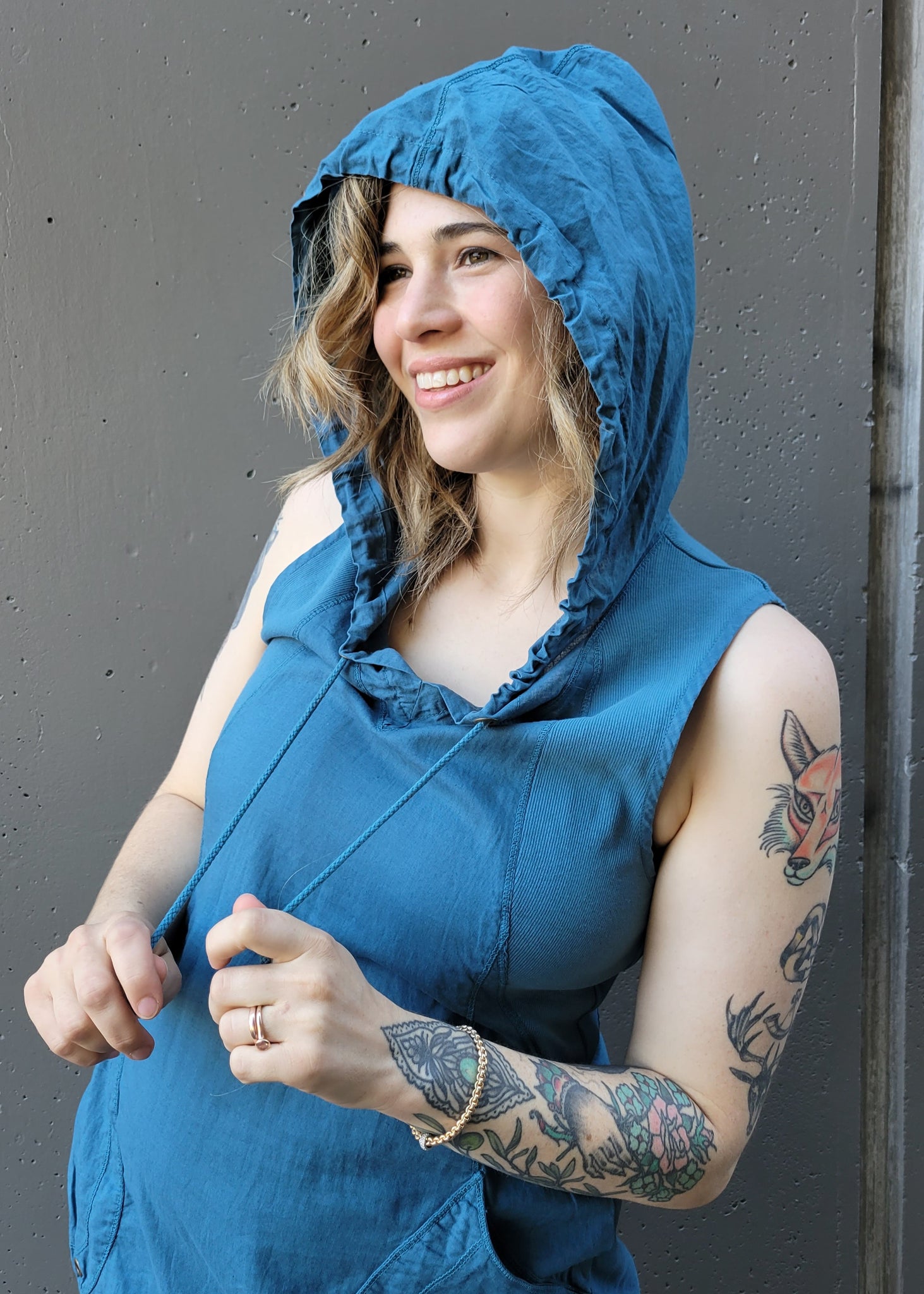 Sumi Hooded Tank