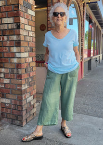 Light Linen Crop
