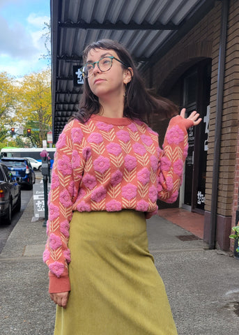 Jenny Flower Sweater