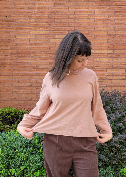 Mock Neck Jersey