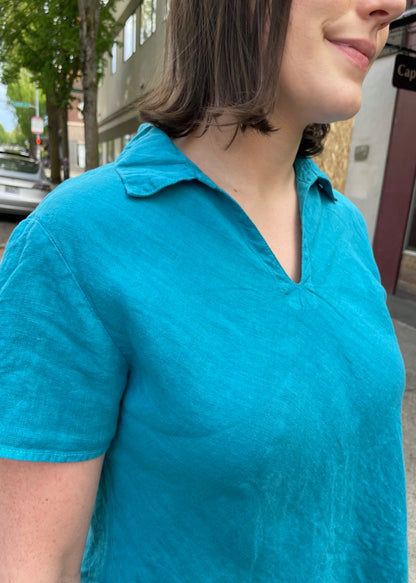 Bias Collar Shirt