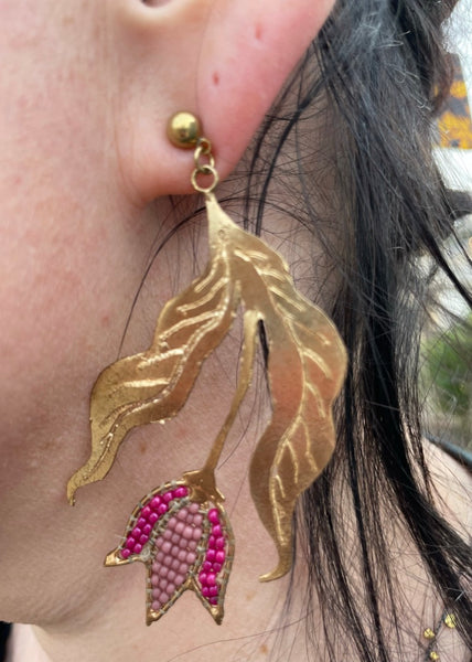 Orchid Earring