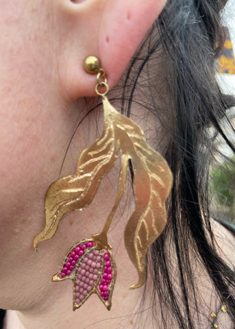 Orchid Earring