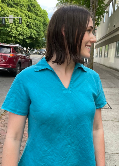 Bias Collar Shirt