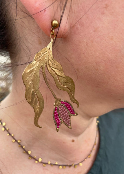 Orchid Earring