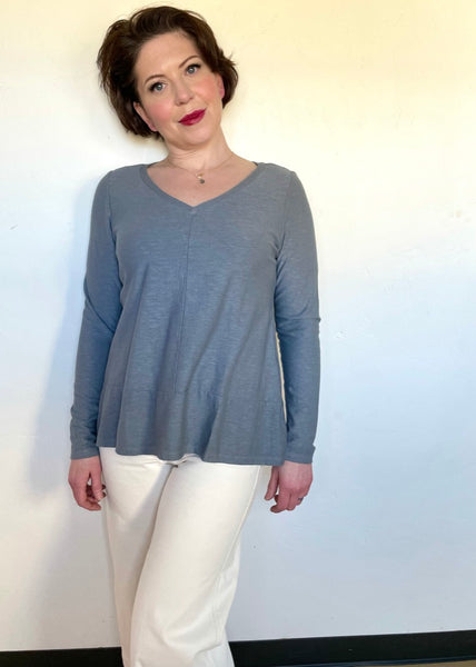Long Sleeve Border Top