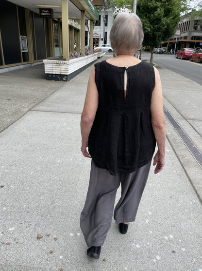 Hi Lo Linen Top