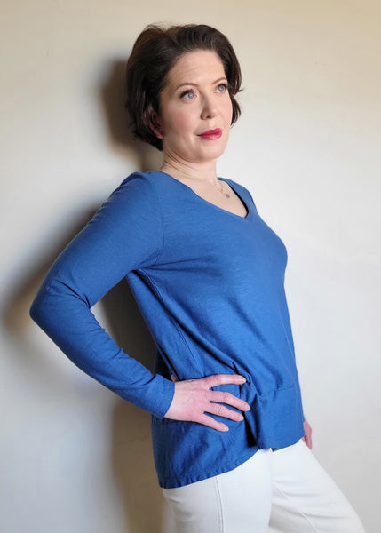 Long Sleeve Border Top
