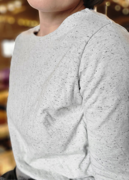 Speckle Knit Boatneck