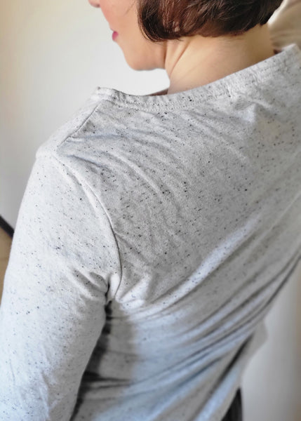 Speckle Knit Boatneck