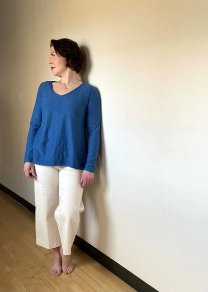 Long Sleeve Border Top