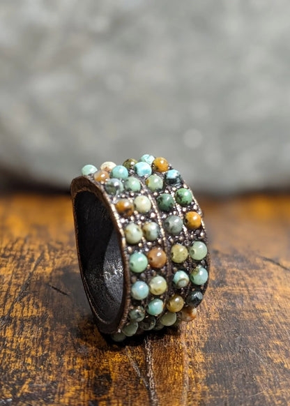 4 Row Band Ring