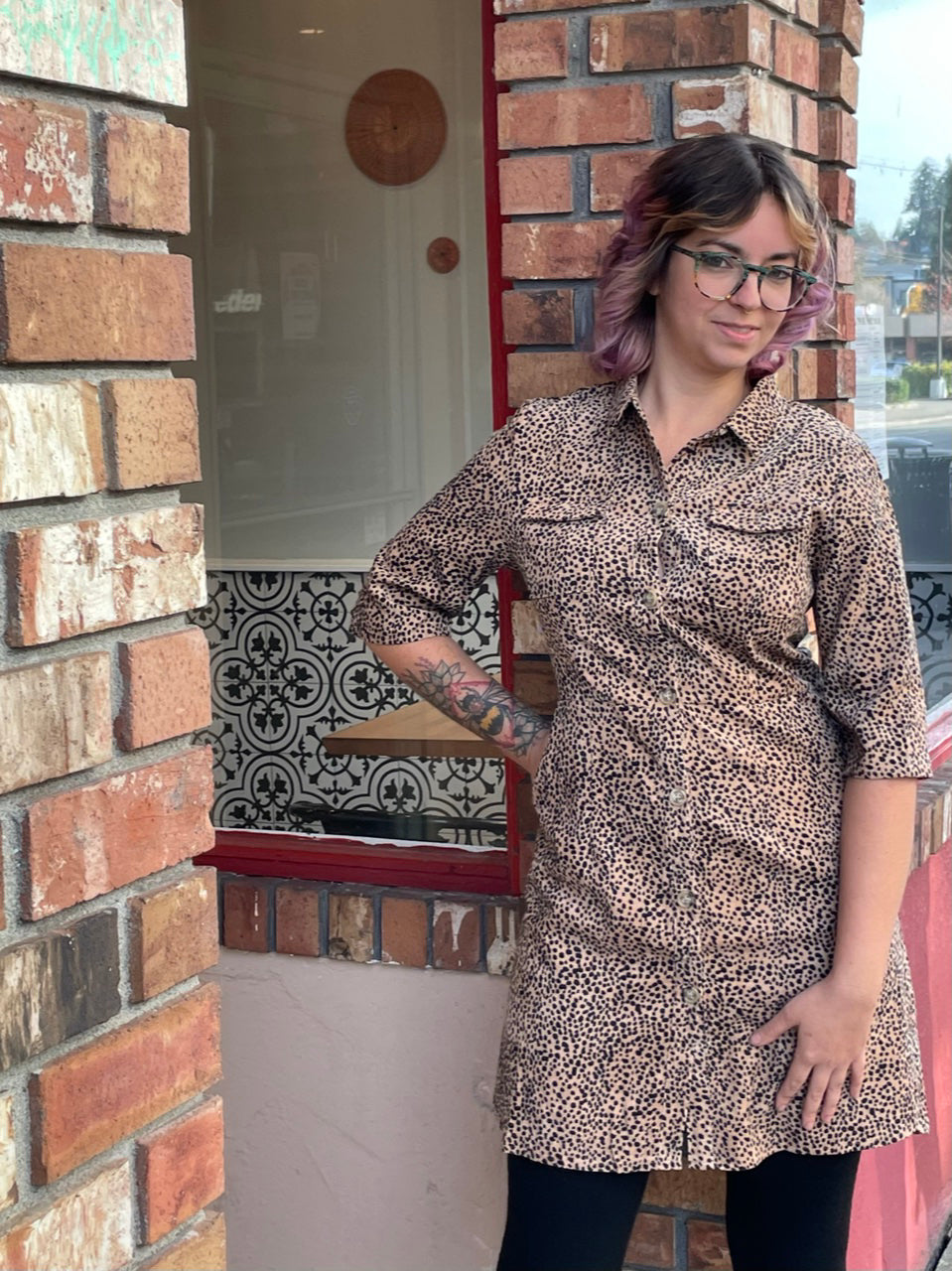 Corduroy Shirt Dress