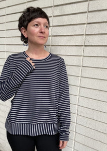 Fleece Stripe Top