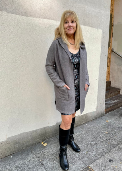 Hood Pocket Cardi