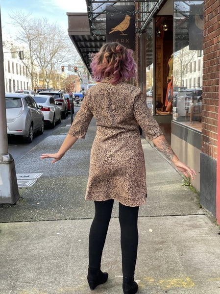 Corduroy Shirt Dress