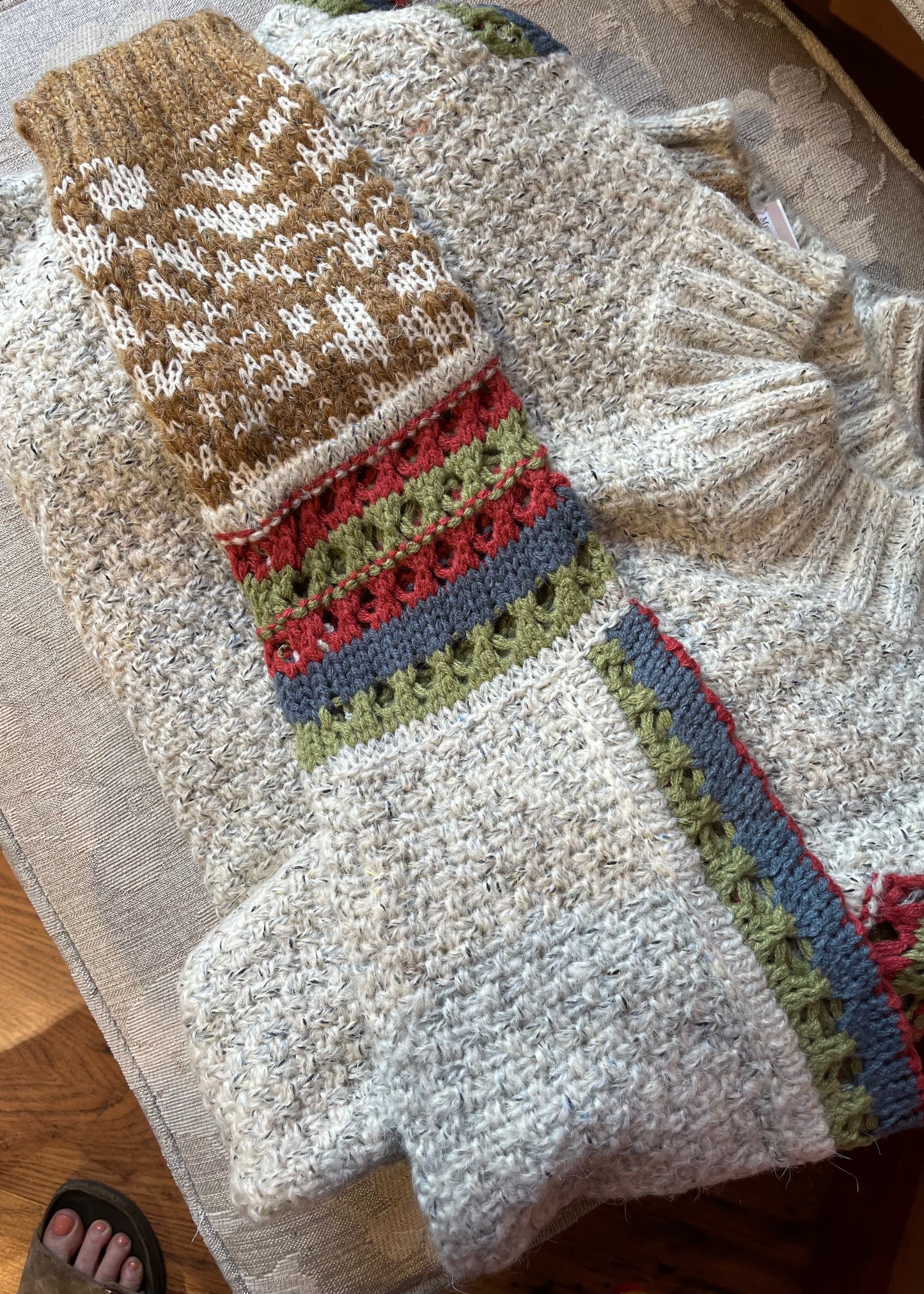 Sleeve Detail Mock