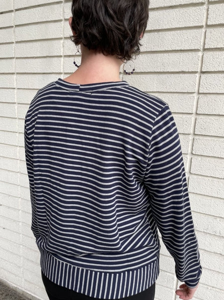 Fleece Stripe Top