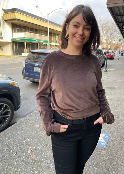 Velour Lounge Top