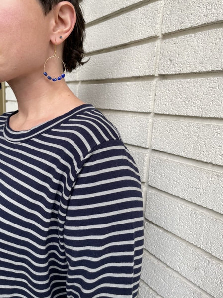 Fleece Stripe Top