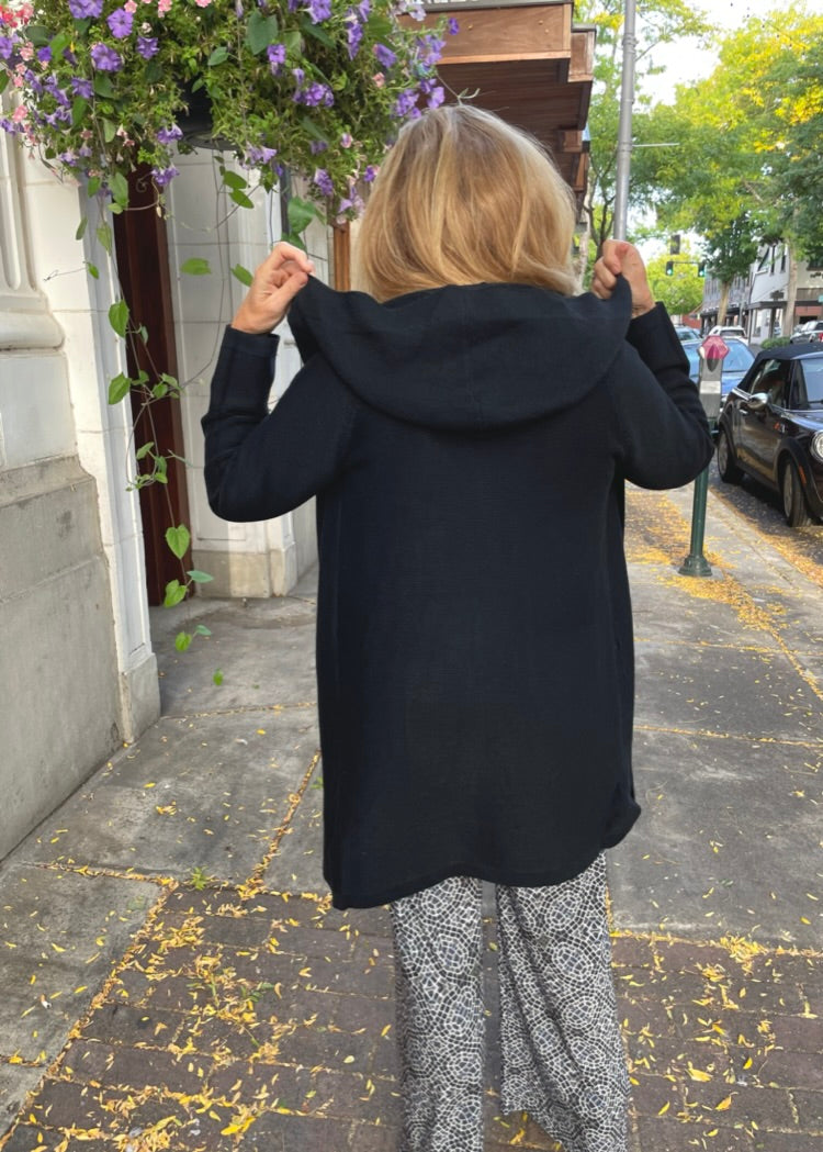 Hood Pocket Cardi