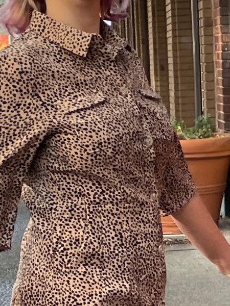 Corduroy Shirt Dress