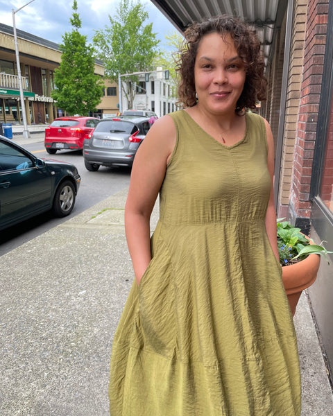 Seamed Bubble Dress