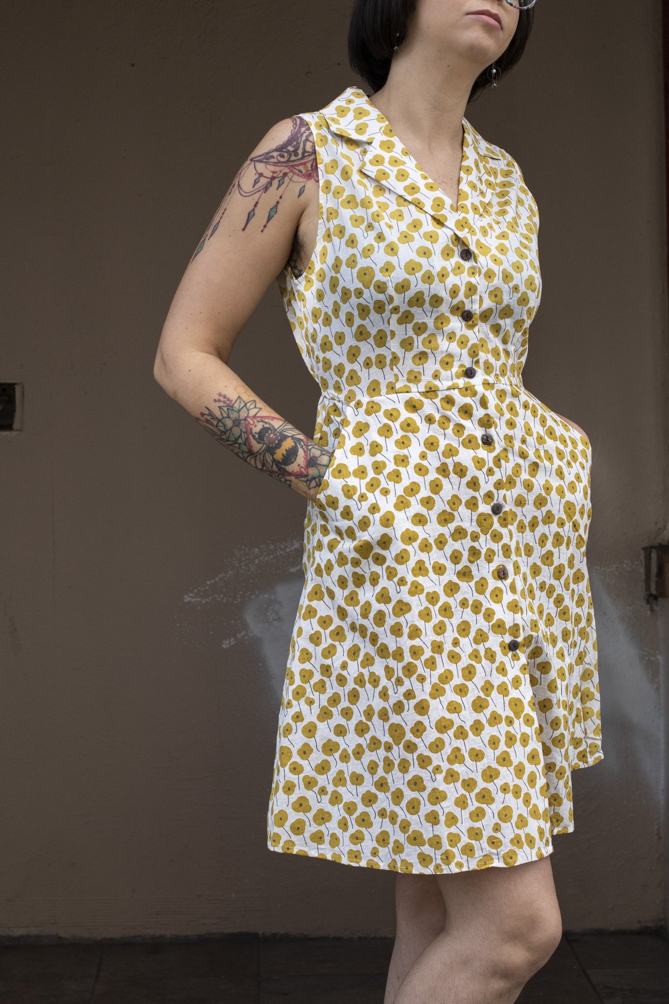 Floral Shirt Dress