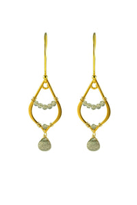 Gold Lab Teardrop