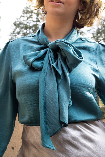 Tie Scarf Blouse