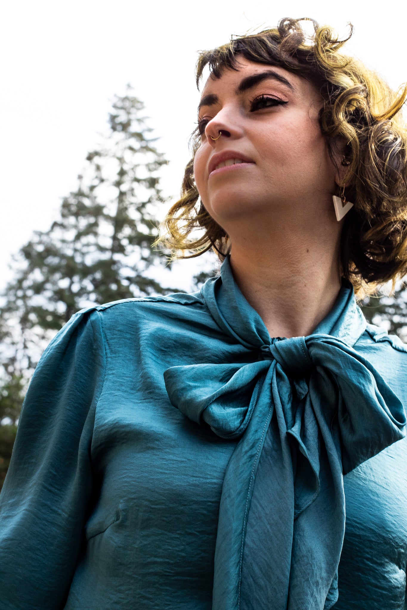 Tie Scarf Blouse