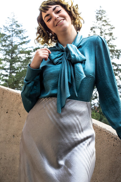 Tie Scarf Blouse