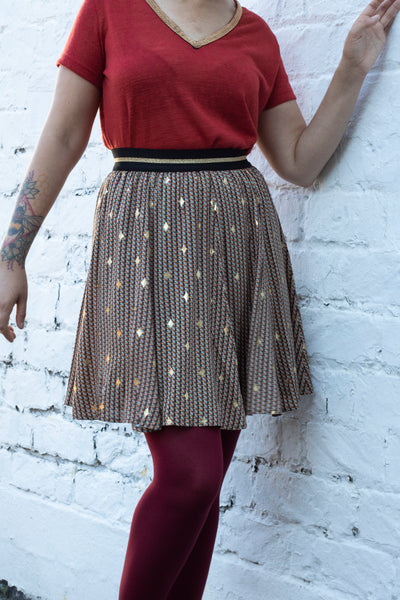 Fan Gold Skirt