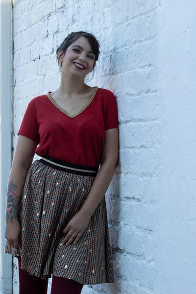 Fan Gold Skirt