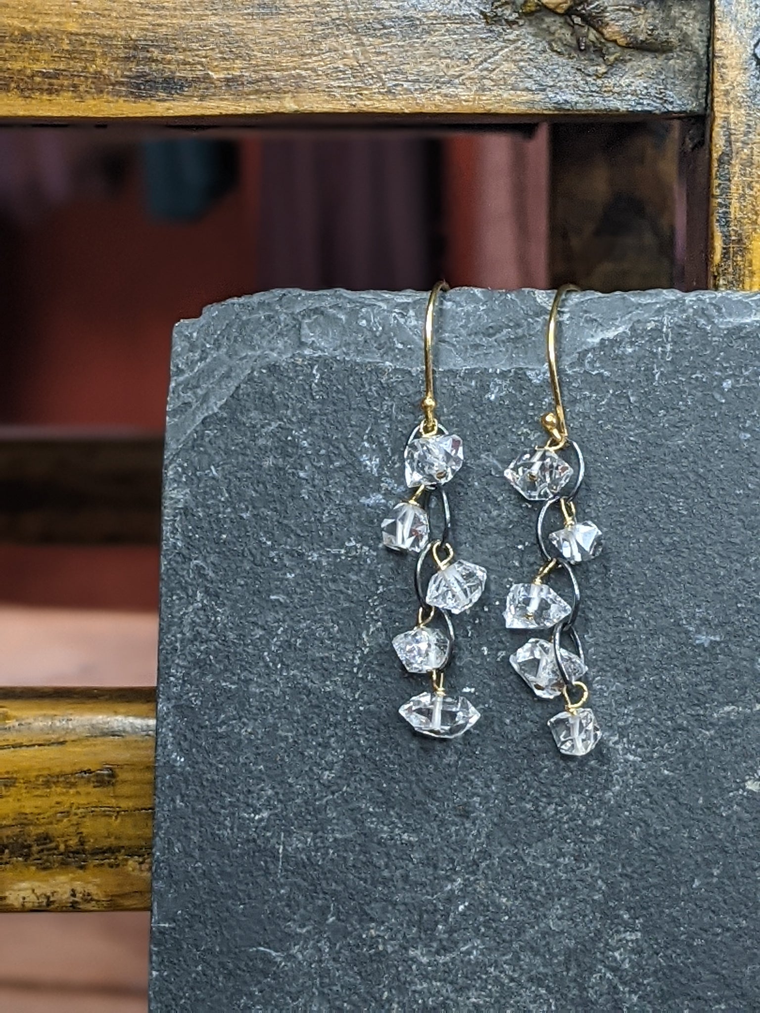 Herkimer Circle Chain Drop