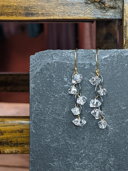 Herkimer Circle Chain Drop