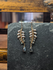 Pearl Lab Gold Earring